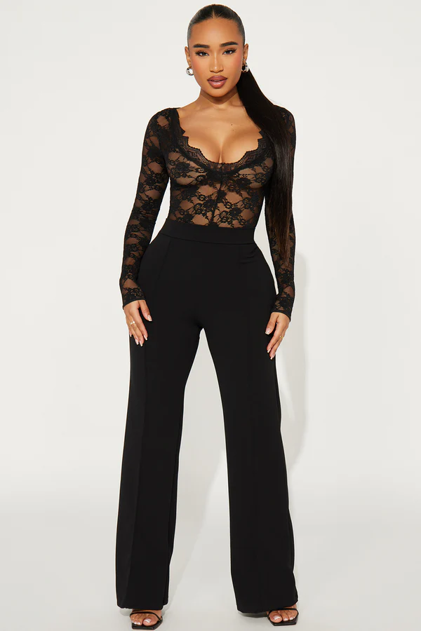 Lovers Lane Bodysuit - Black2