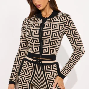 Stay Pretty Sweater Pant Set - Black/combo