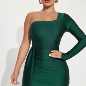 Waiting For Ur Love Mini Dress - Hunter