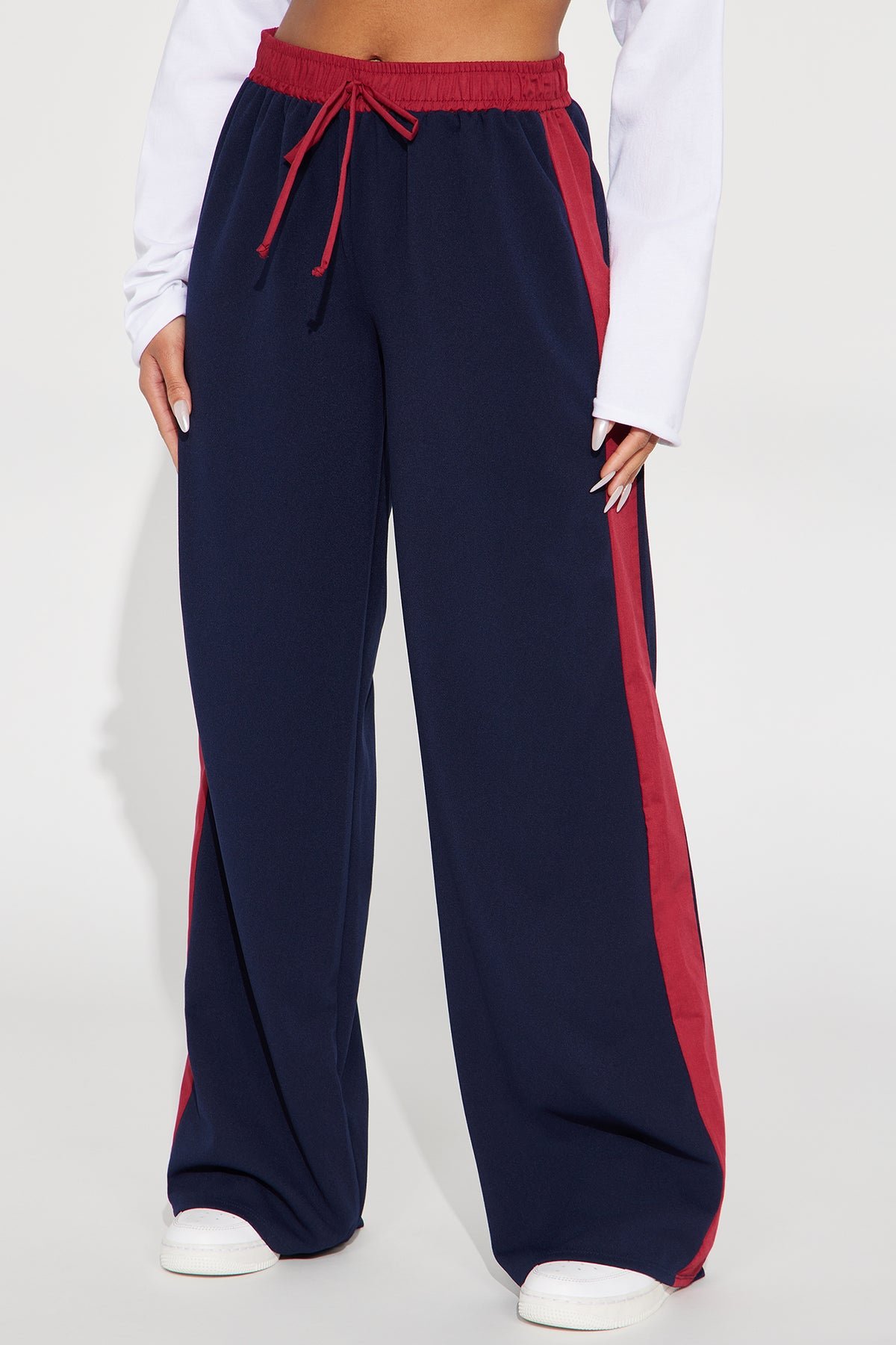 Cindy Pull On Trouser - Navy 2