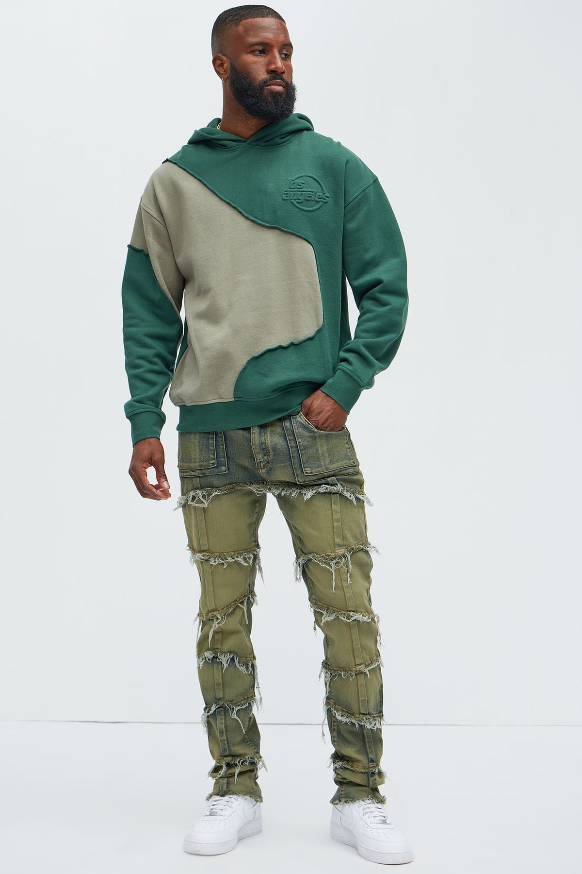 Los Angeles Beach Vibes Hoodie - Sand 1