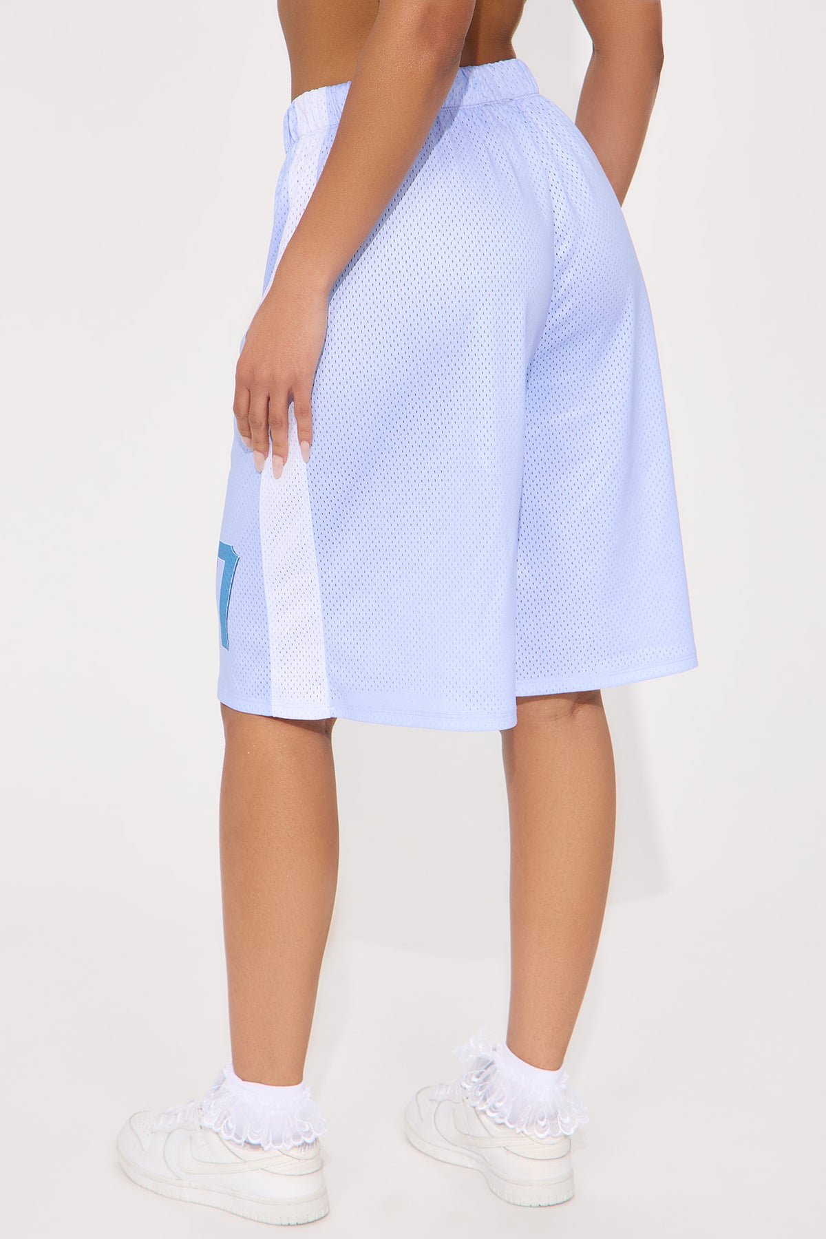 Touchdown Jersey Mesh Short - Light Blue 3