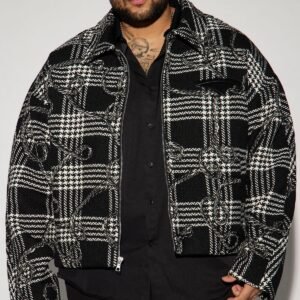 YSME Cropped Work Jacket Black